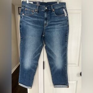 GAP Women's Boyfriend Jeans in Medium Blue